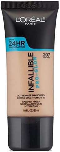 L’Oréal Paris Infallible Pro-Glow Foundation, Sand Beige, 1 fl; oz.