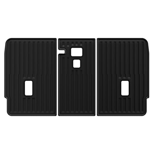 Image of LASFIT Rear Seat Back Mats for Tesla Model Y Juniper 2026 2025 | (Only Fit Premium & Performance) All Weather TPE Custom Fit Rear Backrest Mats, Seat Back Protectors Accessories, Black
