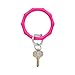 Oventure, Silicone Big O Key Ring, The Original Bracelet Keychain - Tickled Pink Bamboo