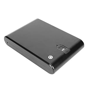 Beveiligingsdoos, veilige en praktische Pistoolbeveiligingsdoos Laagspanningswaarschuwing voor slimme beveiliging voor werkplaats, met vingerafdruk(325 * 190 * 50 (mm))