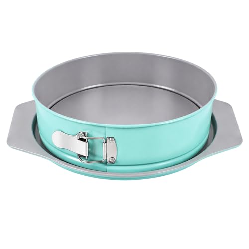 Spmarkt 9 Inch Springform Pan, Nonstick Leakproof Cheesecake Pan with Wide Grip Handles, PFOA & PFAS Free Carbon Steel, Groove-Seal Base, Oven Safe to 450°F