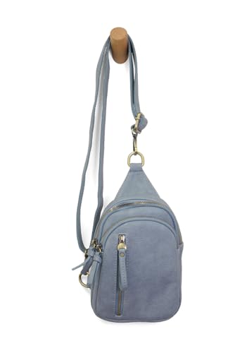 Image of Joy Susan Skyler Sling Bag: Vegan Leather, Zippered Closure, Brass Plated Hardware