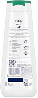 Dove Body Wash with Pump 4 Count Invigorate Aloe & Eucalyptus For 24hr Lotion-Soft Skin Moisturizing Skin Cleanser with No Sulfates No Parabens