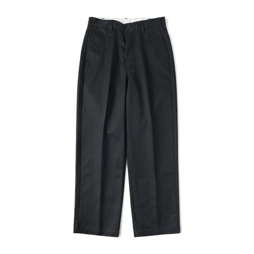 Cotton Polyester Work Pants High Waist Straight Cut