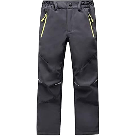 YUSHOW Kids Waterproof Fleece Lined Trousers Cover