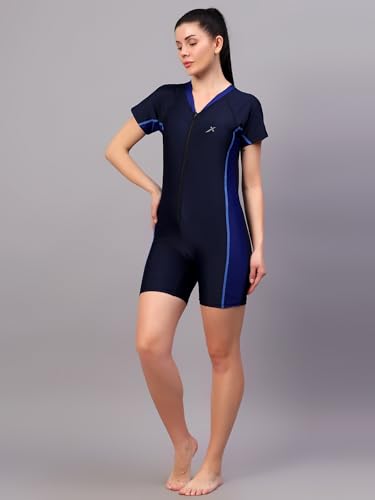 Image of Vector X OWSS-355 Women's Swimming Costume for Multipurpose Wear for Swimming I Diving I Cycling I Aerobics