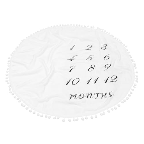 Lrxiyode Flanell Baby Monatsdecke Fotodecke