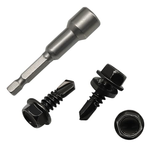 Tornillo autoperforante #14x3/4 pulg acero inox 50 unidades miniatura 5