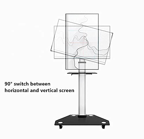 Soporte universal móvil para TV de 30-80 pulgadas con ruedas miniatura 7