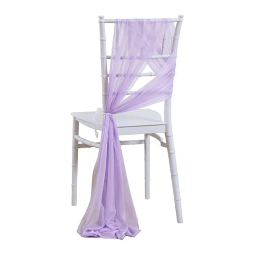 Bordowe szyfonowe szarfy na krzesło na wesele, przyjęcie i bankiety, 17 x 275 cm (dostępne w kolorze różowym i bordowym), eleganckie akcesoria dekoracyjne