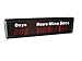 AZOOU 1-inch 9Digits LED Event Timer Countdown/up Clock with Days Hours Mins Secs Max Up to 1000 Days Red Color
