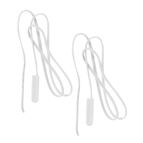 LEDMOMO 2個 冷蔵庫冷凍庫用温計 高精冷蔵感温探頭 耐久性素材製 簡単取付 温監視用交換センサー 家 業務用冷蔵庫対応