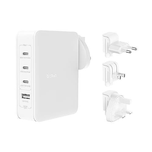 Chargeur USB-C Belkin 140W pour recharger 4 appareils en même temps