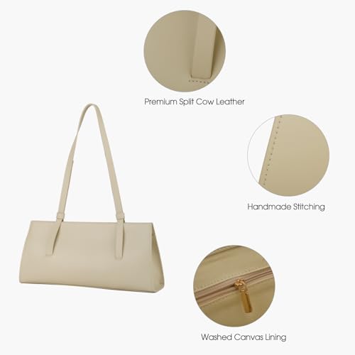 Image of DONNAIN Genuine Leather Trendy Shoulder Bag for Women, Small Women Handbag and Clutch Purse