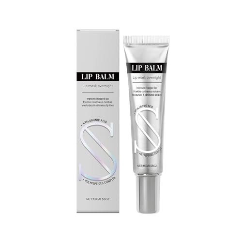 Lip Sleeping Mask e Balsamo Labbra, Lip Plumper con Acido Ialuronico per la Riparazione delle Rughe, Lip Mask per idratazione estrema, Lippenmaske, Lip Plumper Extreme Volumen (15g)