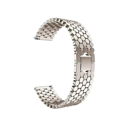 [LOKLNEYK] 22mm�X�e�����X�����낱�x���g�ɓK������Redmi Watch 5 Active/Lite(Starlight Color,22mm Universal)