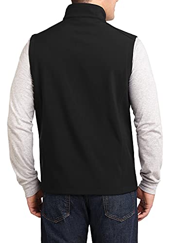 JustBlanks Mens Full Zip Water Resistance Vests Core Soft Shell Vest2