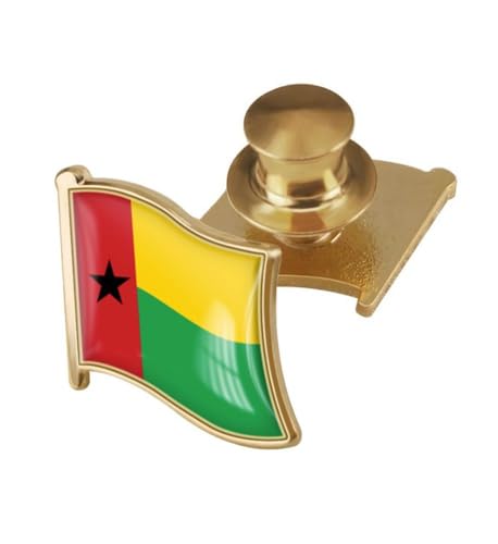 Image of vmcoatdu Country Flag Backs Locking Pin Keepers Locking Clasp Pin Badge International Travel Brooch Metal Alloy Souvenir Pin 0.75x0.7 Inch Small Pin