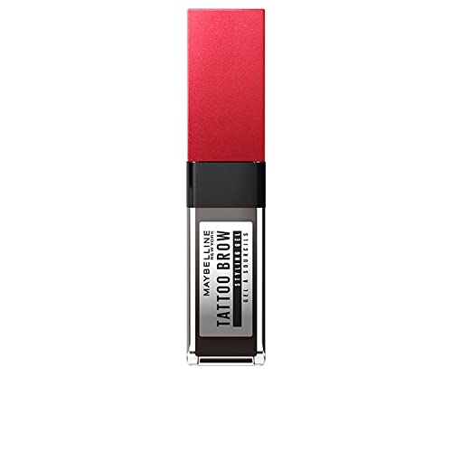 Maybelline New York Tattoo Brow Gel, Cejas Rellenas a prueba de Todo en 1 paso, Tono 262 Black Brown