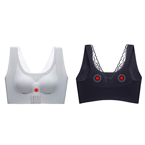 Sujetador deportivo cómodo para yoga y rutinas diarias en pack de dos colores talla XXL