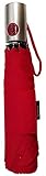 Totes NeverWet technology, Auto Open Auto Close, 43' arc Umbrella, RED, Medium