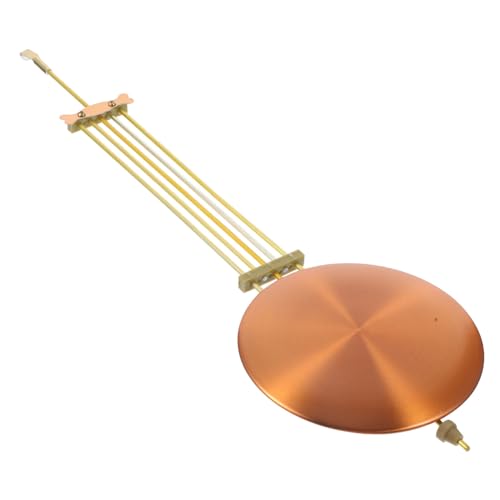 AGFELO 属製振り子 交換用 壁掛け時計 パーツ 時計 ムーブメント 部品 クロック 修理 用 アクセサリー 自作 に 適した 振り子 部品