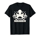 Photo Gallery lets get kraken polpo stampa regalo retrò octopi kraken maglietta Photo Gallery lets get kraken polpo stampa regalo retrò octopi kraken maglietta