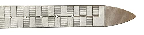 Pierre Cardin Distressed Beige Textured Classic Silver D-Ring Adjustable Belt Adjustable Mens Belt-324