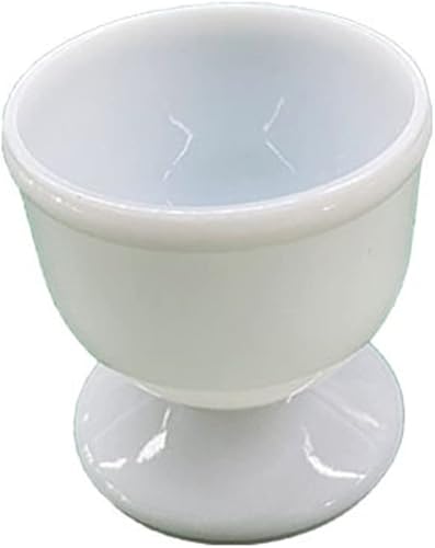 Miniatura 3 de Juego de 4 tazas de cerámica para huevos de porcelana para desayuno cocción fácil de limpiar recuerdos de la infancia soporte para tazas de huevo