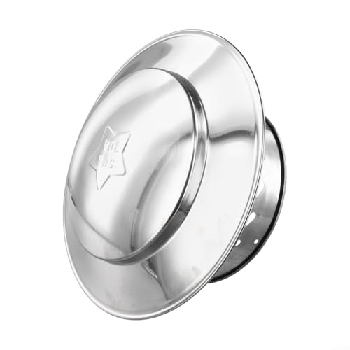 Besttoolifes Tapa de chimenea de acero inoxidable 304, cubierta de ventilación de techo, protección contra lluvia y nieve, campana de escape para estufas de leña o aceite del hogar (160 mm)