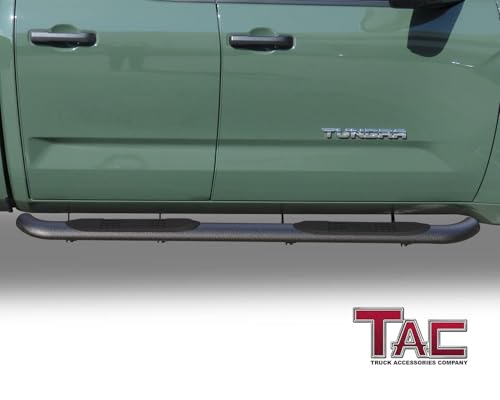 Estribos Laterales Textura Negra para Toyota Tundra 2022-2025 miniatura 3