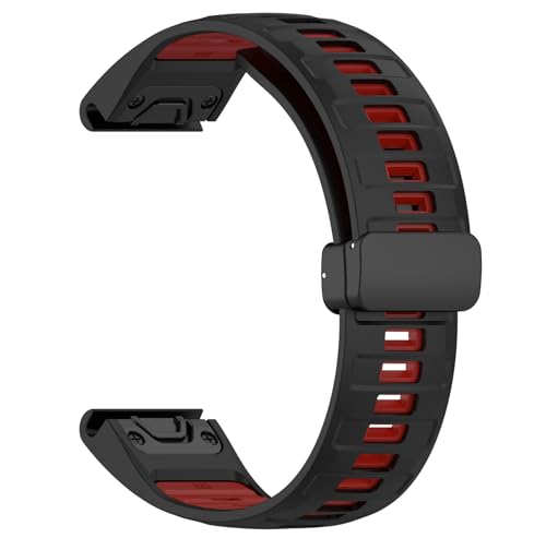 for Garminガーミン Approach S70 47mm/S62/Forerunner 965 バンド ベルト 交換バンド シリコン 磁気バックル マグネット Fenix8 47mm/7 Pro/7/Epix Pro47MM/Instinct 3