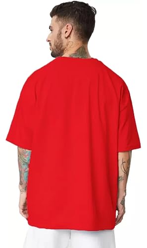 Image of LEOTUDE Men's Cotton Regular Fit T-Shirt