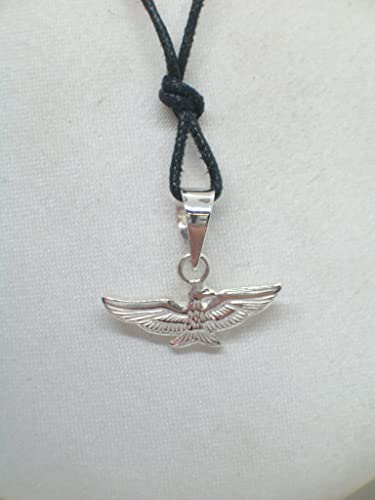 Pendentif aigle en argent 925 avec son cordon, le cadeau symbolique idéal
