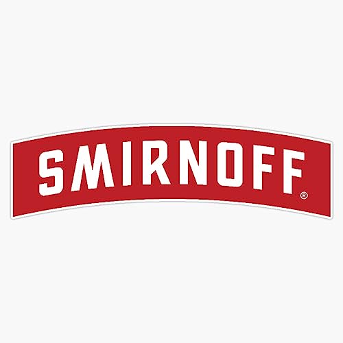 Smirnoff Vodka Brand Logo Alcohol Beverage Bar Decor Party Gift 5' Vinyl Decal Bumper Sticker