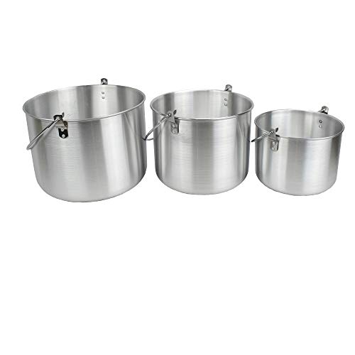 AceCamp Nested Pot Aluminum Lightweight Cooking Pot Set Outdoor Large Stock with lid and folding handle - 4L,8L,12L - Image 7