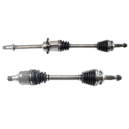 Image of TRQ Front Driver and Passenger Side CV Axle Assembly Set 2 Piece for 2009-2012 Toyota RAV4 2.5L 2006-2008 RAV4 2.4L FWD