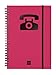Finocam - Rubrica telefonica Phone DinA5 Spirale doppia Magenta, din a5 (148x210 mm)