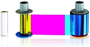 2ID - Cinta de color Fargo 84051 YMCK 500 HDP Compatible con impresoras HDP5000 HDPii Imprime imágenes, texto y códigos de barras a todo color