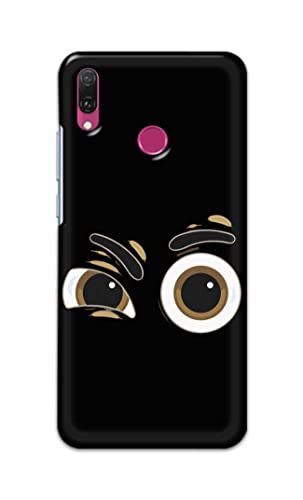 Image of PRINTFIDAA Funky Expression of Cartoon Eyes Printed Designer Hard Back Case Cover for Huawei Y9 (2019), JKM-LX1, JKM-LX2, JKM-LX3, JKM-AL00 /JKM-TL00 -(TI) MVN1004
