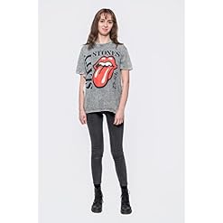 The Rolling Stones T Shirt Sixty Vertical Logo Nouveau Officiel Unisex Gris Dye - Les Beatles, Paul McCartney, John Lennon, RIngo Starr, George Harrison The Rolling Stones T Shirt Sixty Vertical Logo Nouveau Officiel Unisex Gris Dye – Image 4