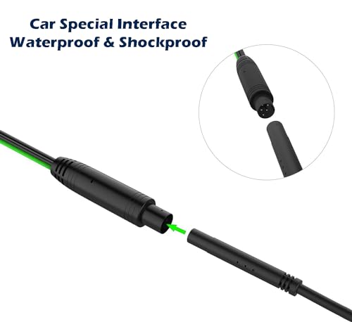 Image of Backup HD Camera Rear Front View License Plate Night Vision Waterproof Compatible with Kenwood Car Radio DDX26BT DDX340BT DDX376BT DDX396 DMX125BT DMX907S DMX7705S DMX7706S DNX6990HD