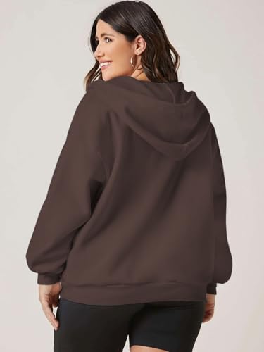 Image of FUNKY MONKEY Plus Size Loose FIT Womens Zip UP Hoodie Sizes Till 5XL