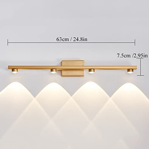 Lampe de mur en combinaison créative d'escalier et miroir chic - 6