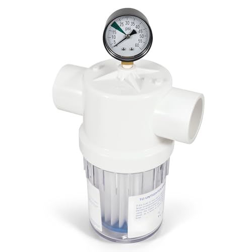 Aumzong 2888 Energy Element Filter Kit with Gauge Compatible with 1 1/2 or 2 Jandy Ray-Vac Pro Series Replacement R0374600 Swimming Pool & Spa