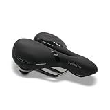 Selle Royal Unisex Respiro Relaxed Stracciatella Fahrradsattel, Black, 256 x 227 mm