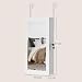 HOMCOM Espejo Joyero de Pared con Cerradura Montar en Pared o Puerta Blanco Imagen de HOMCOM Espejo Joyero de Pared con Cerradura Montar en Pared o Puerta Blanco