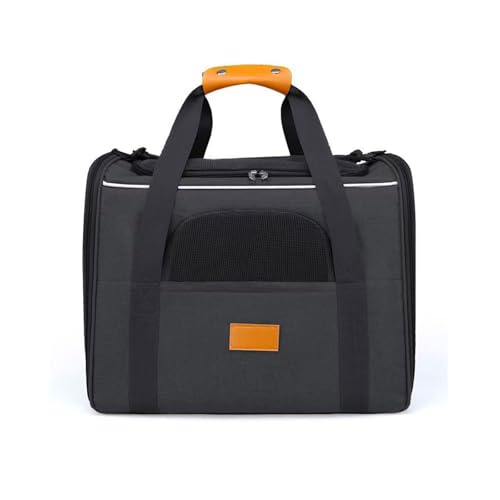 Bolsa plegable para mascotas ligera con paneles de malla transpirable y gran capacidad interior 5