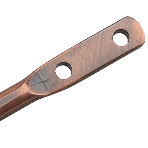 Zczqc Curtain Holdback 2Pcs Aluminium Alloy Curtain Tiebacks Wall-Mount Curtain Hold Backs Curtain Tie Back Hook Window Fittings Curtain Holders Antique Copper #TOP4