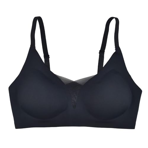 Bras for Womens Mesh Lace V Wireless Bras Seamless Push up Bralette Full Coverage No Underwire Everyday Bra Smooth Underwear3